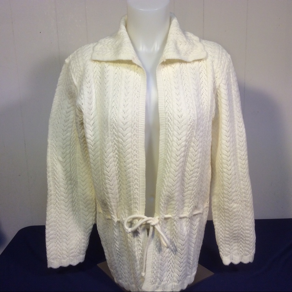 Vintage Cuddle Knit Women’s lightweight cardigan sweater size medium